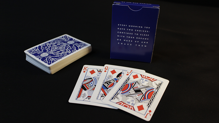 Juego de cartas Mindset Duo 1 rojo y 1 azul (marcado) de Anthony Stan
