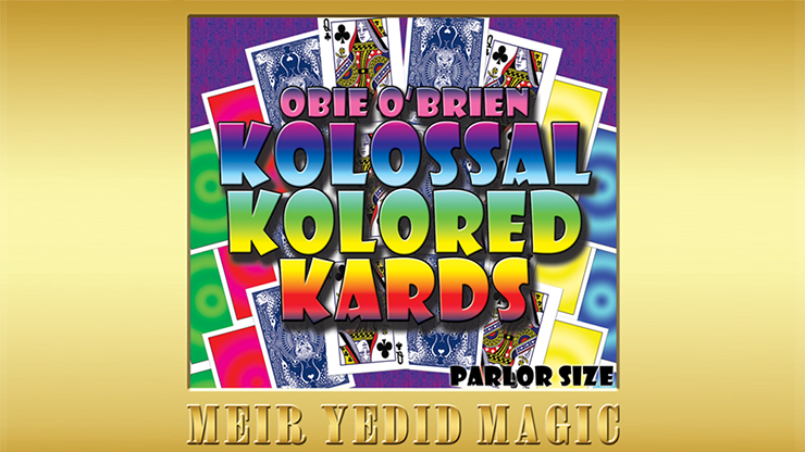 Obie O'Brien Kolossal Kolor Cards Parlor Size (trucos e instrucciones en línea) - Truco 