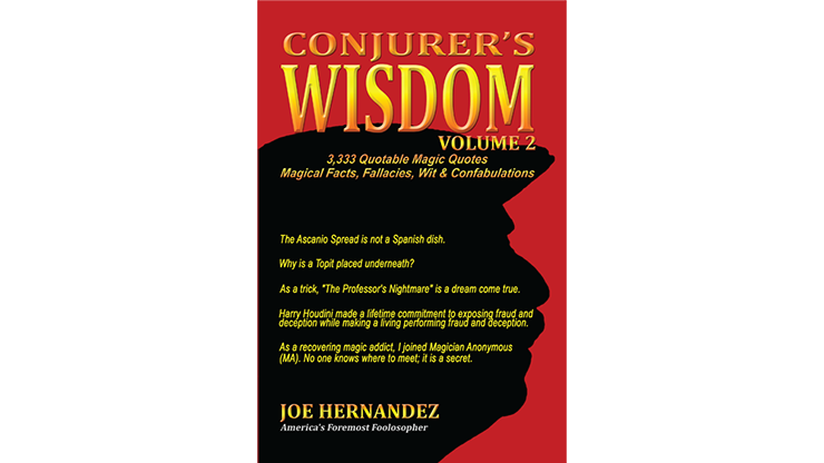 Conjuror's Wisdom Vol 2 de Joe Hernandez - Libro 