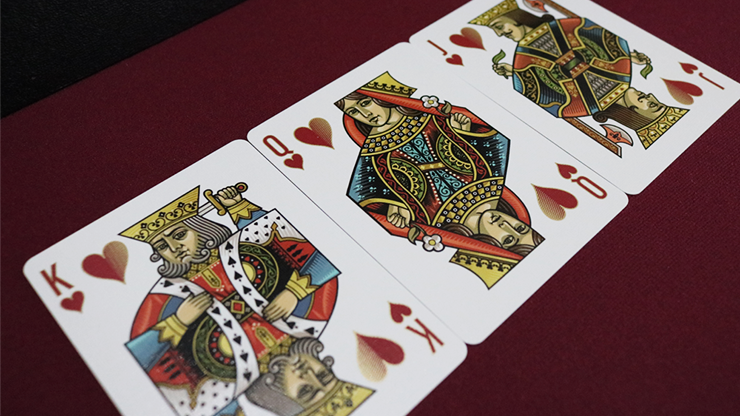 Oath Standard (Burgundy) Playing Cards by Lotrek