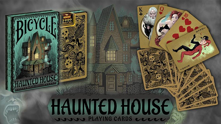 Juego de cartas Bicycle Haunted House de Collectable Playing Cards