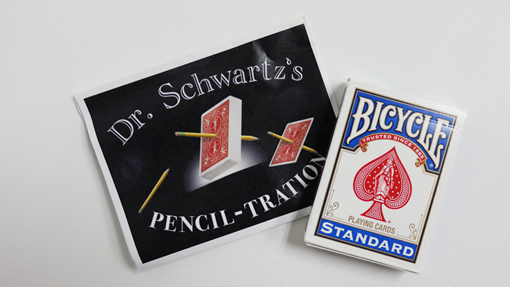 Dr. Schwartz's Pencil-Tration (trucos e instrucciones en línea) de Martin Schwartz - Truco (el color de la cubierta puede variar) 