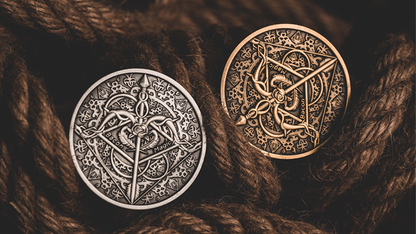 BOW AND ARROW COIN SILVER (truco e instrucciones en línea) de Bacon Magic - Truco 