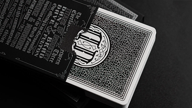 Smoke &amp; Mirrors x Fulton (Mirror-Black) Naipes de Dan &amp; Dave