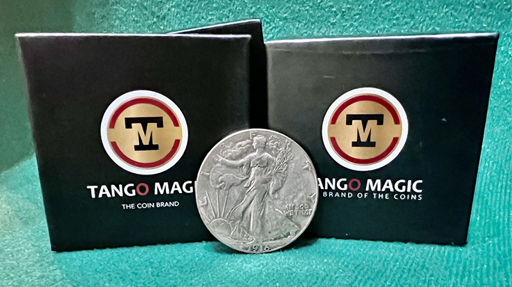 Moneda de acero Walking Liberty de Tango Magic - Truco (RP026)