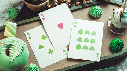 Naipes Glace (verde) de Bacon Playing Card Company