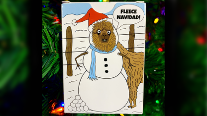 Naipes de Navidad de Alpaca