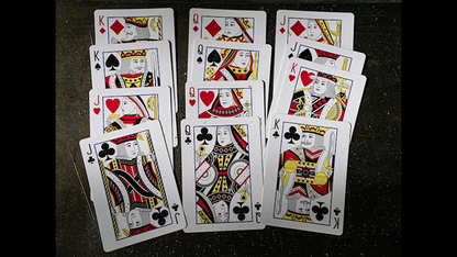 Desert Design (Ruby Red) Playing Cards