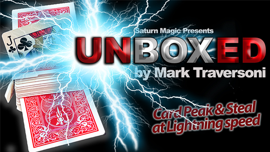 Unboxed Red  (Gimmicks and Online Instructions) by Mark Traversoni - Trick