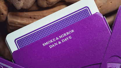 Naipes Smoke &amp; Mirrors V9, Edición Púrpura (Estándar) de Dan &amp; Dave