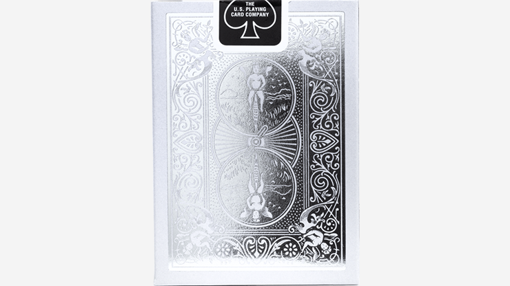 Naipes Bicycle Metalluxe Silver de US Playing Card Co.