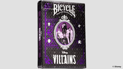 Bicycle Disney Villains (Purple)  by US Playing Card Co.