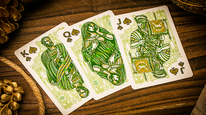 Caesar (Green) Playing Cards by Riffle Shuffle