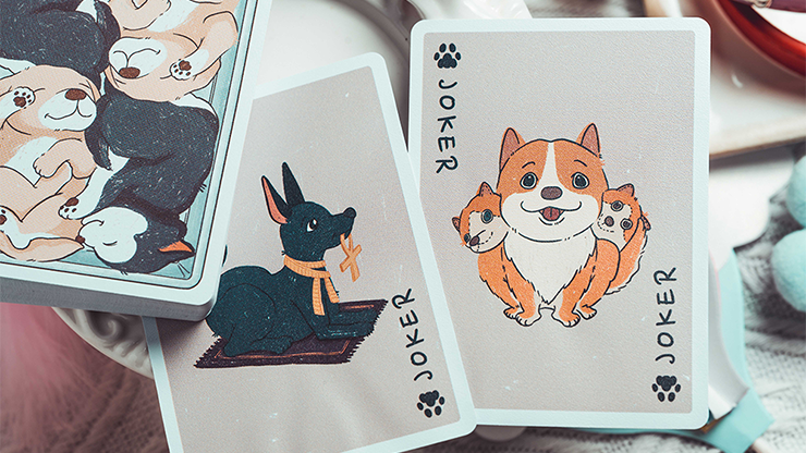 Naughty Dog Playing Cards by 808 Magic and Bacon Playing Card