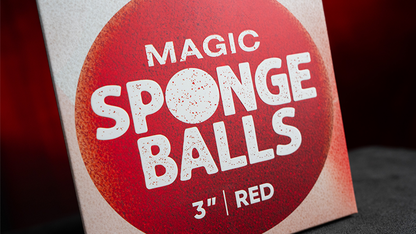 Magic Sponge Balls 50PK RED 3" by Murphy's Magic