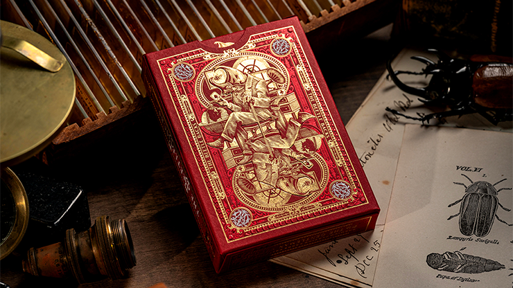 The Beetle Backs (Crimson Edition) Playing Cards