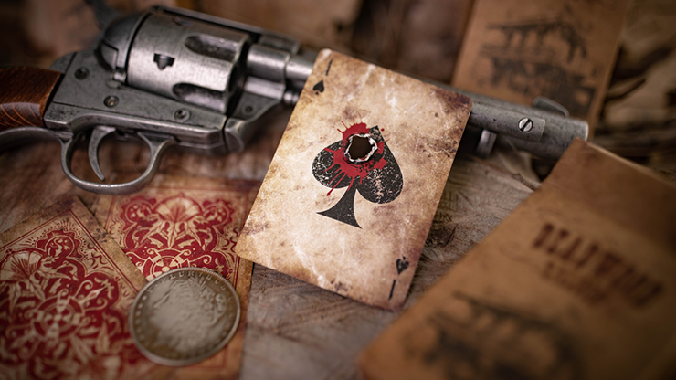 Deadwood (Red) Playing Cards  by Matthew Wright and Mark Bennett