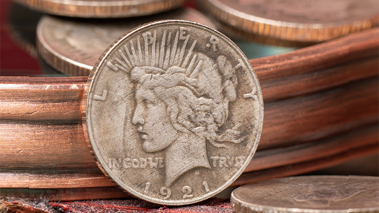 Mini Peace Dollar (Pack of 5 coins) by N2G