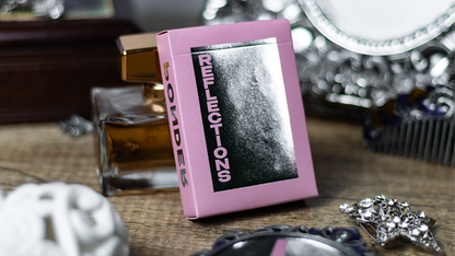 Reflections Ponder (Pink) Playing Cards by Emily Sleights