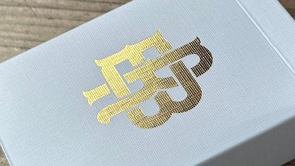 Gold Foil Monogram Playing Cards