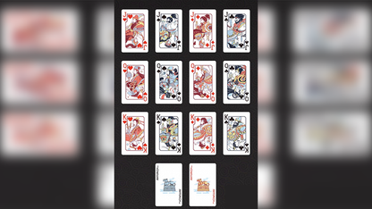 GUAN DAM -Warriors of the Three Kingdoms (Black) Playing Cards by YOKAGAME