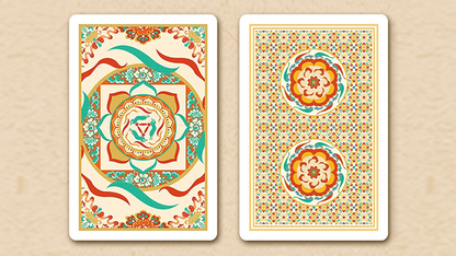 Three Rabbits with Ears Playing Cards