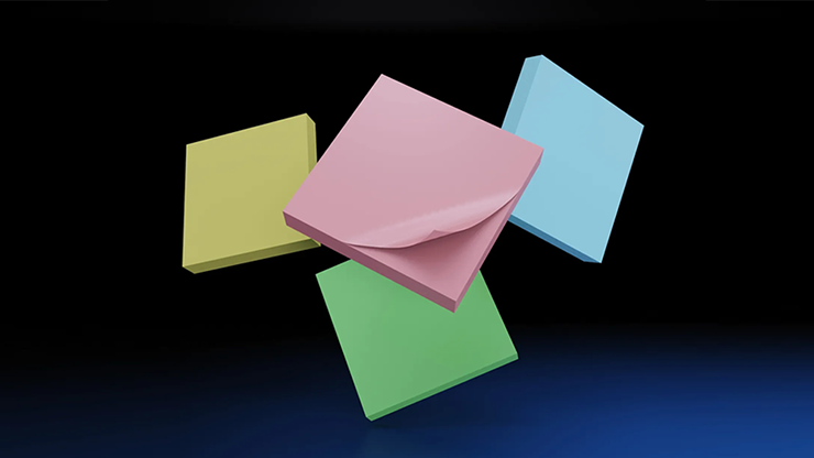 The Iarvel Magic Post-It Pad (Yellow) by Iarvel Magic