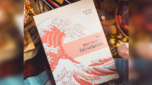 The Great Wave off Kanagawa V3 (Autumn Maple / Peachy Pink) Playing Cards