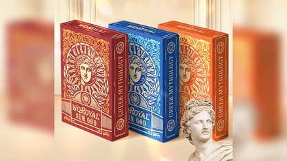 Sun God Greek Mythology Themed Red Edition Playing Cards
