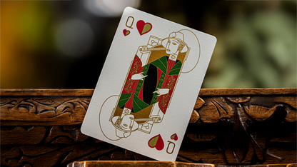 Tavern on the Green: Red Edition Playing Cards by theory11