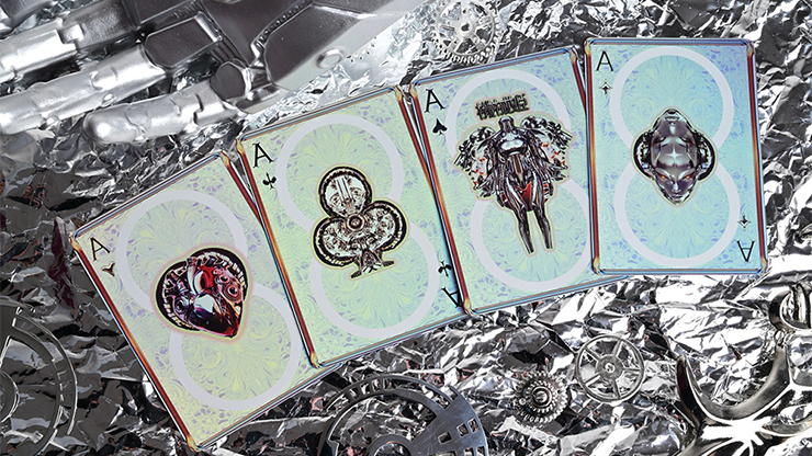 Robo-Geisha playing cards by Evokad