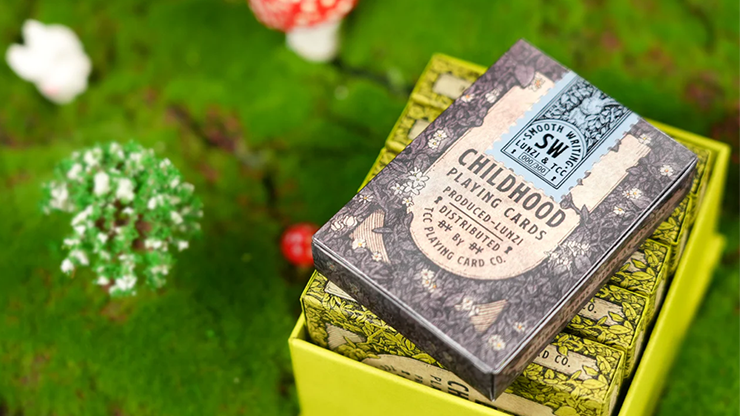 Childhood Playing Cards (Half Brick Standard  + Gilded ) by TCC & Lunzi