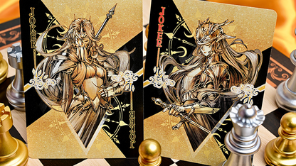 CHESS Black Playing Cards by Hidden Light