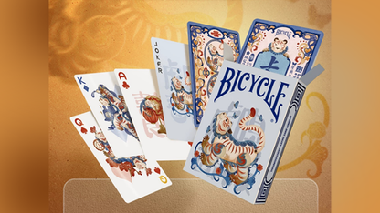 Bicycle Mascot (Tiger Sniffs the Rose) Playing Cards