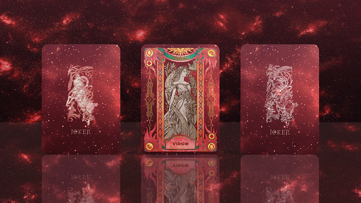 Zodiac (Aries) Luminous Edition Playing Cards by TCC