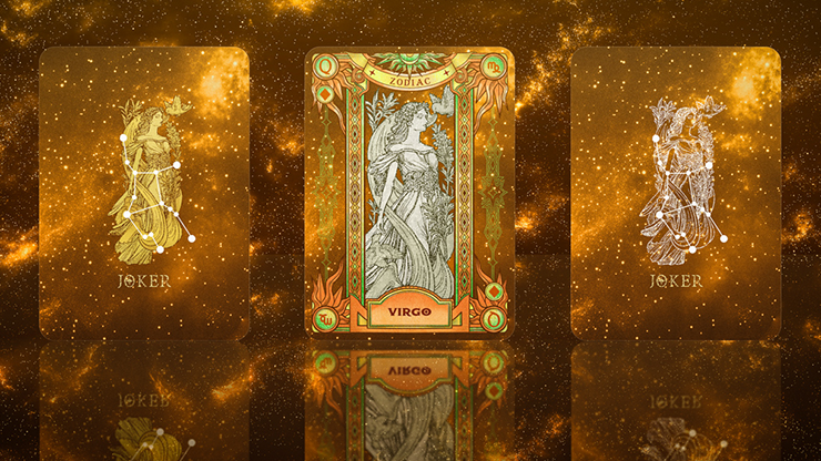 Zodiac (Virgo) Luminous Edition Playing Cards by TCC