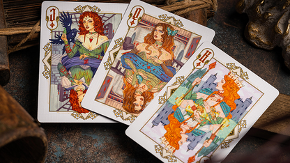 Witches Playing Cards