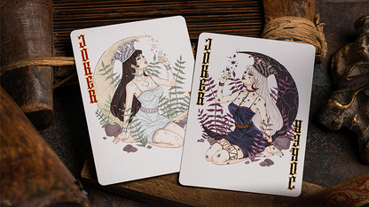 Witches Playing Cards