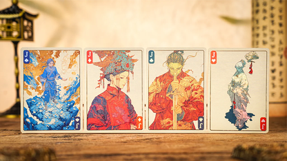 Ancient Relics Seat Playing Card by 52 Muse (Orange)