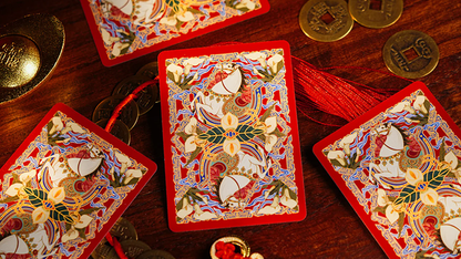 Year of the Horse (Red) Playing Cards by TCC Fashion