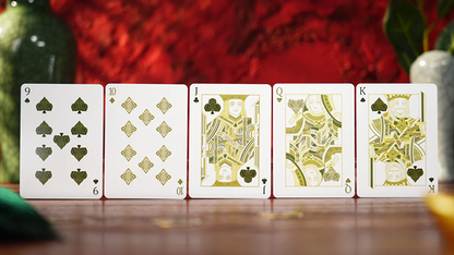 Year of the Horse (Green) Playing Cards by TCC Fashion