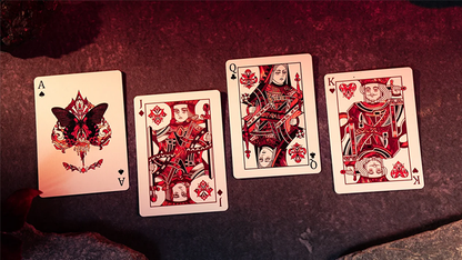 Morpho V2 (Carmine) Playing Cards by TCC Fashion