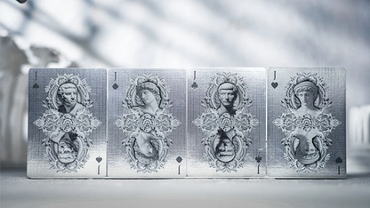Alabaster Athena Luxury Playing Cards by TCC Fashion