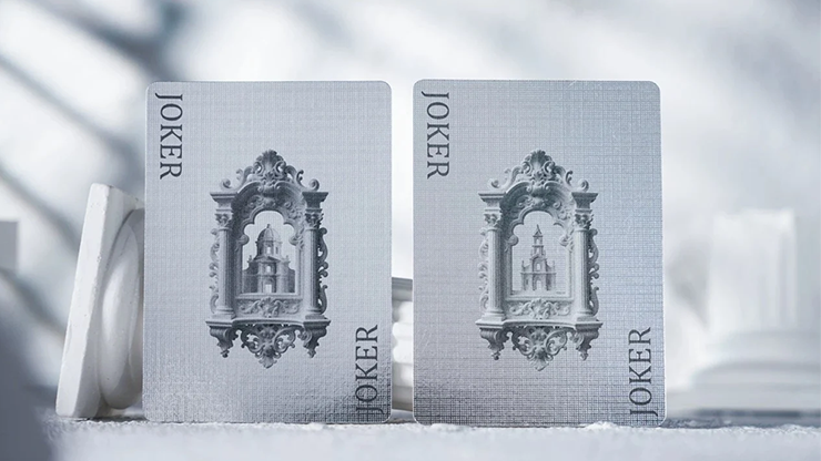Alabaster David Luxury Playing Cards by TCC Fashion