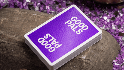 Good Pals Purple Foil Logo Playing Cards