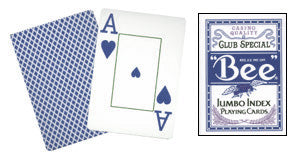 Cartas Bee Poker Jumbo Index (Azul)