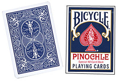 Cartas Bicicleta Pinochle Poker-size (Azul)