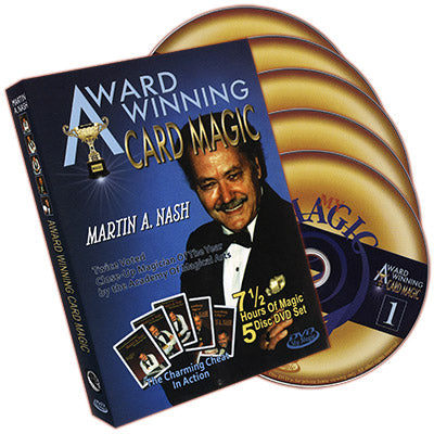 Galardonado Card Magic (juego de 5 DVD) de Martin Nash - DVD 