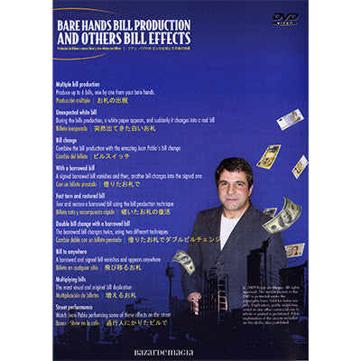 Bare Hands Bill Production and Other Bill Effects (incl. Gimmicks) de Juan Pablo - DVD 