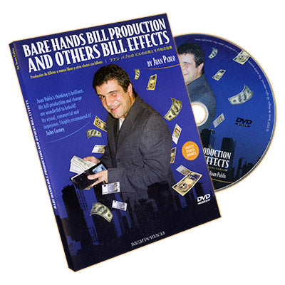 Bare Hands Bill Production and Other Bill Effects (incl. Gimmicks) de Juan Pablo - DVD 